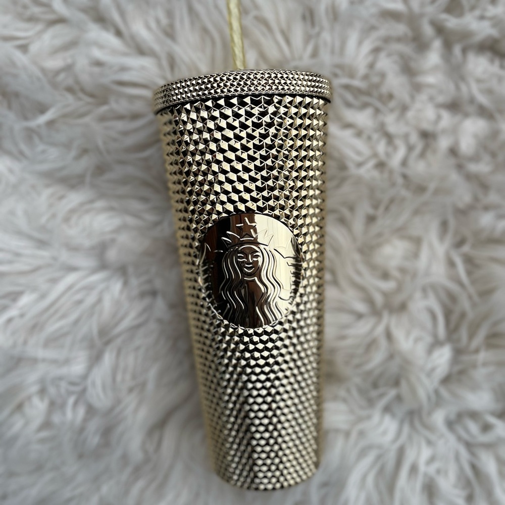 Starbucks *Venti* Gold studded cup
